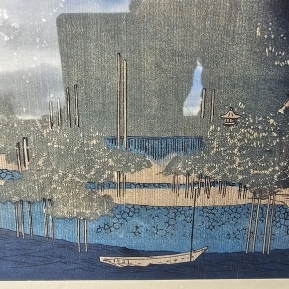 Vintage/antique Woodblock authenticated print‎ by Hiroshige Ando - Picture 13 of 14